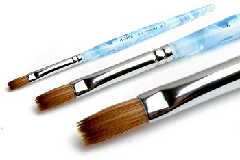 Кисть д/геля GAF №6 Gel Kolinsky  