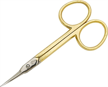 Dewal GD 41 ножницы для кожи золотые