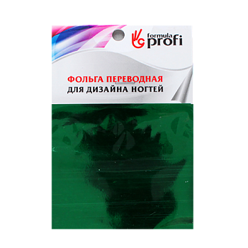 ФП Фольга переводная зеленая 6*12 см