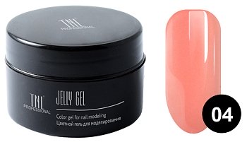 Гель-желе TNL №04 камуфлирующий розово-персиковый (18 мл)