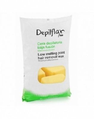 Depilflax Горячий воск для депиляции в брикетах,1000гр - Золотой