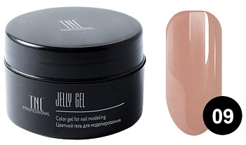 Гель-желе TNL №09 камуфлирующий кофейный (18 мл)