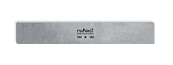 Пилка д/искусственных ногтей (серая прям.180/180)