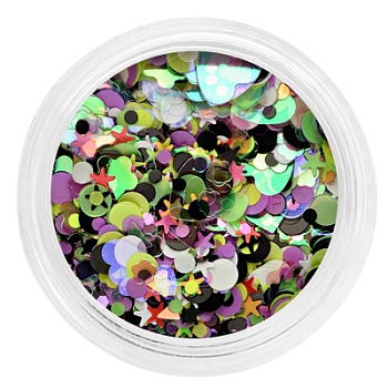 Декор Радужный микс в баночке (008)