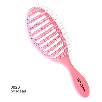 SIMPARTY  Щётка массажная продувная, розовая  8826