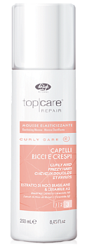 LISAP Разглаживающий мусс для вьющихся волос - "Elasticising Mousse Curly and Frizzy Hair" 250 мл