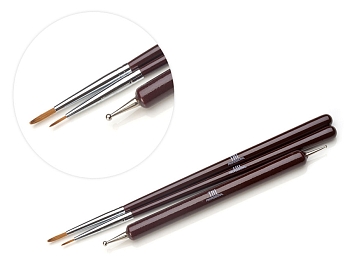 Набор кистей TNL для росписи + дотс 