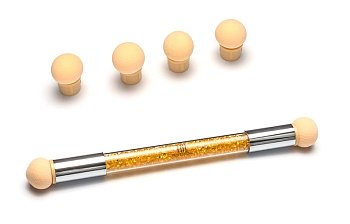 Аэропуффинг-аппликатор для градиента TNL с золотыми кристаллами