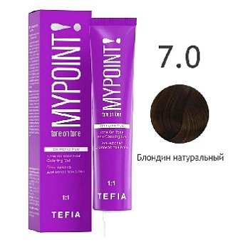 DEMI Гель-краска д/волос тон в тон 7.0 блондин натуральный, 60 мл