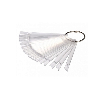 Палитра веерная д/лаков (прозрачная),24шт.