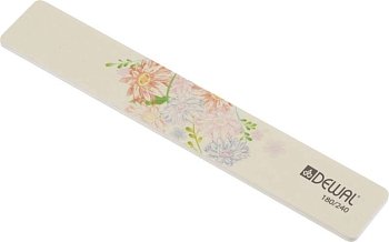 Dewal 9102873 Пилка для ногтей широкая серии"Desing Edition",180/240,18см