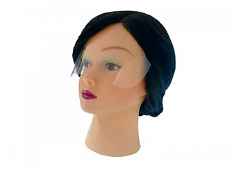 Dewal экран Т-1511 защитный PVC,прозрачный,одноразовый,50шт.