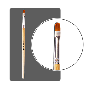 ФП Кисть овальная для геля нейлоновая №5