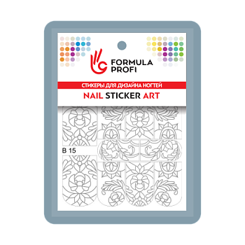 Слайдер-дизайн трафарет "Цветы" В15