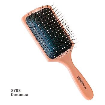 SIMPARTY  Щетка массажная лопата бежевая  8798