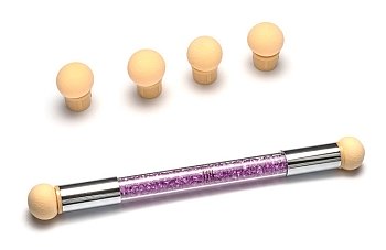 Аэропуффинг-аппликатор для градиента TNL с сиреневыми кристаллами